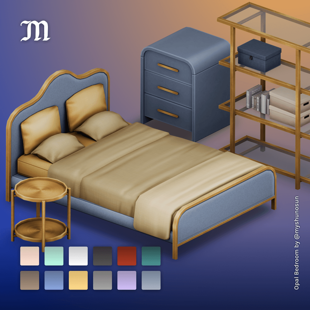 Скриншот мода Мебель для спальни Opal bedroom